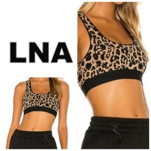 LNA Leopard Print Iona Bra